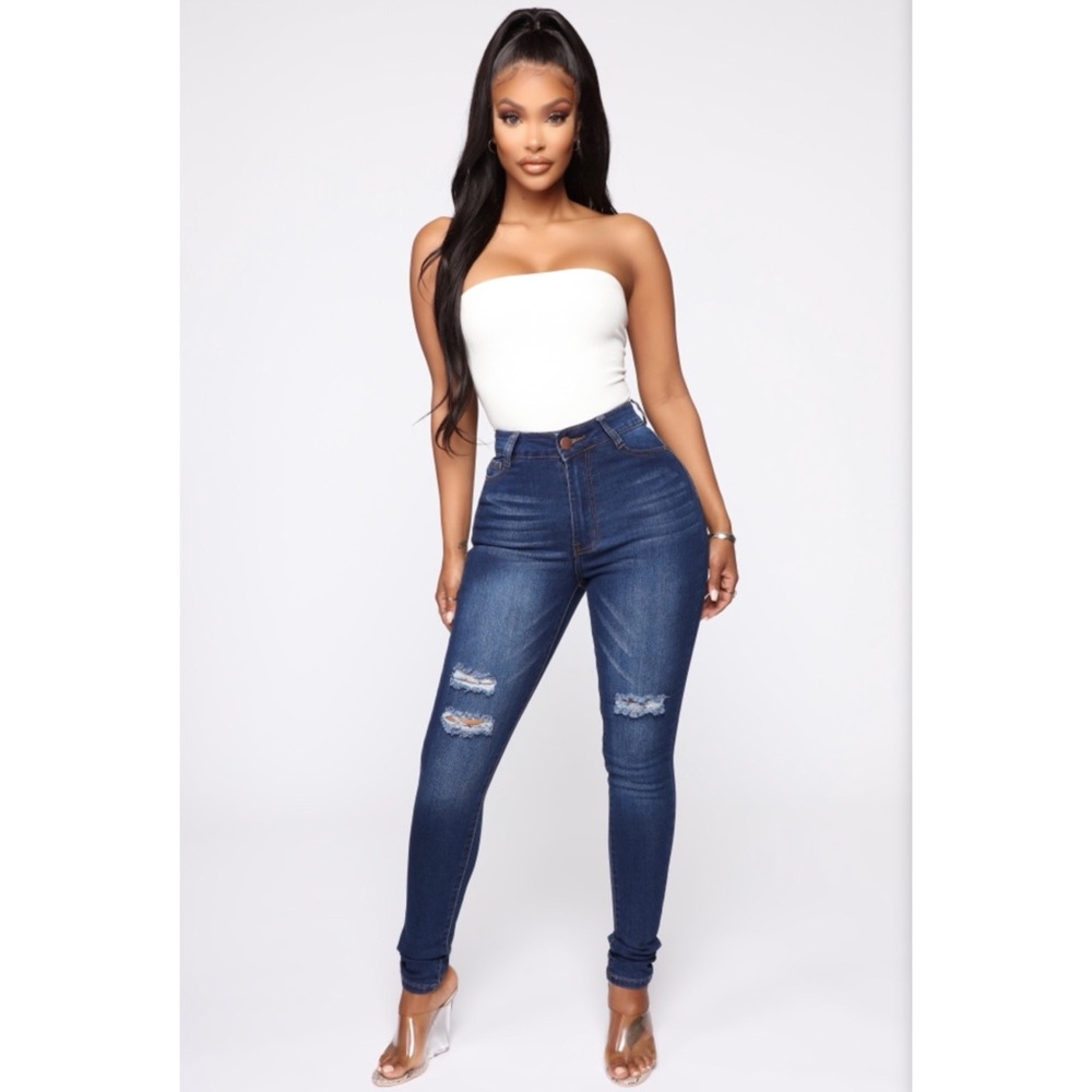 Calidan Skinny Jeans - Dark Denim